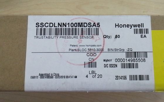 YJJ SSCDLNN100MDSA5 Rookmelder Temperatuur Druk en Flow 10Kpa Druksensor