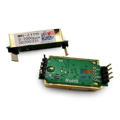 MH-Z19B de Sensorpwm Output van het Kooldioxidegas, NDIR-de Sensormodule PIN Connected Analog van Co2