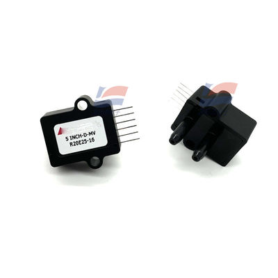 5 INCH-D-MV Board Mount Pressure Sensors Dual Radial Barbed SIP-6 Schroefmontage