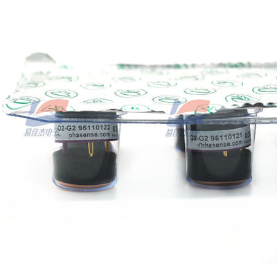 O2-G2 Zuurstofgassensor Elektrochemische Kleine grootte 2 jaar Werkzaamheidsduur 7G Gewicht