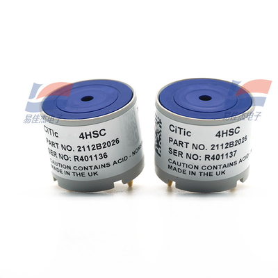 4HSC Waterstofsulfide H2S Gassensor TBC Werkingsbeginsel 3-elektrode Elektrochemische gevoeligheid* 0,7 ± 0,15 μA/ppm