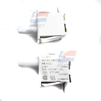 YJJ 1DM1 Microswitch Basis/Snelwerkende Schakelaar 10A 277VAC Zuiger Enkelpolig Wisselcontact