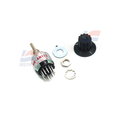 YJJ MR-AN112 Band Switch MRA112 Rotating Electronic Handwheel Switch With 10 Positions (1 to 12)