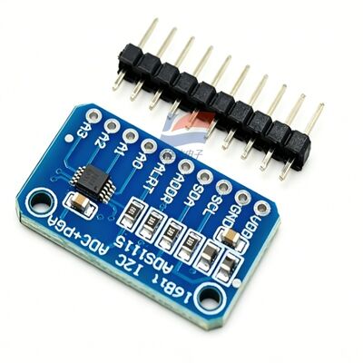 YJJ ADS1115 16-bit uiterst nauwkeurige analoog-naar-digitaal converter ADC-ontwikkelbordmodule 4 kanalen