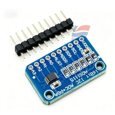 YJJ ADS1115 16-bit uiterst nauwkeurige analoog-naar-digitaal converter ADC-ontwikkelbordmodule 4 kanalen