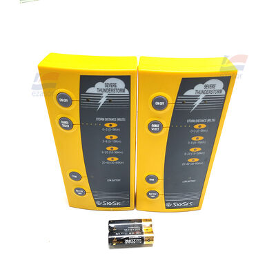 SkyScan P5-3 Draagbare bliksemdetector LED-licht Wielding Bliksem en donder