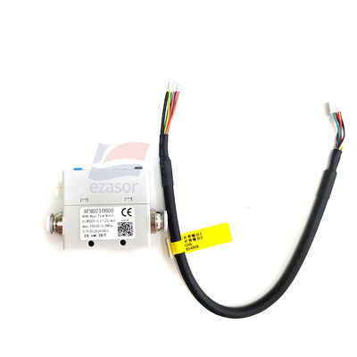 YJJ AFM0711H00 Thermal MEMS Gas Mass Flow Meter 0-100L/min RS485 1-5V NPN Alarm LCD Display